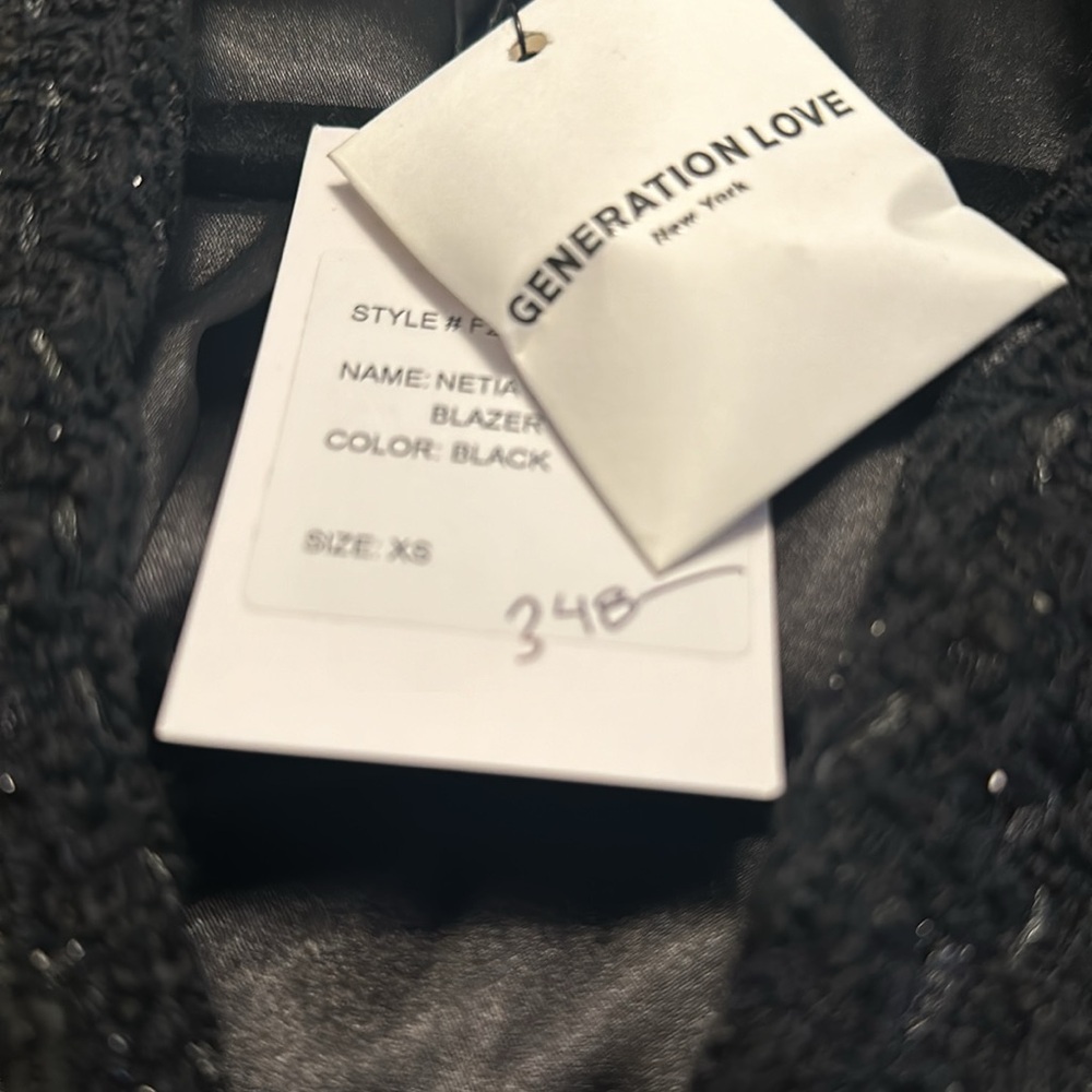 Generation Love Black Cropped Jacket - Picture 11 of 14